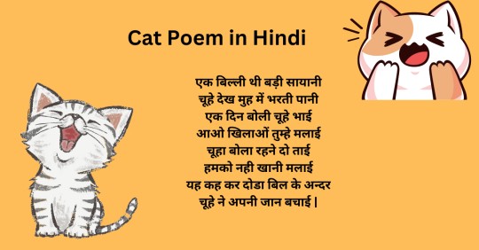 Cat poem in Hindi